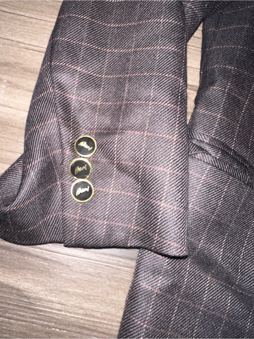 Brioni Charcoal Windowpane Sport Coat - Picture 7 of 10